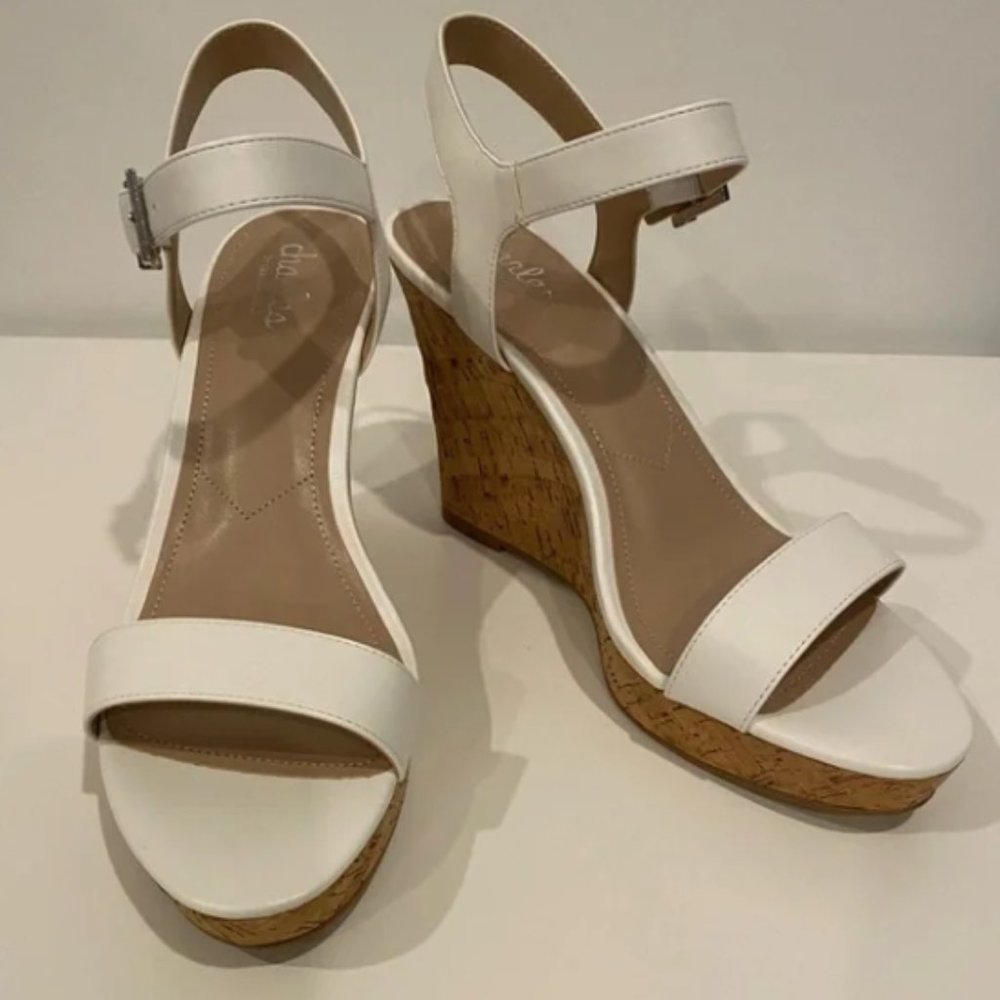 [CHARLES by CHARLES DAVID] - Lindy Wedge Sandals with Box - Size 10